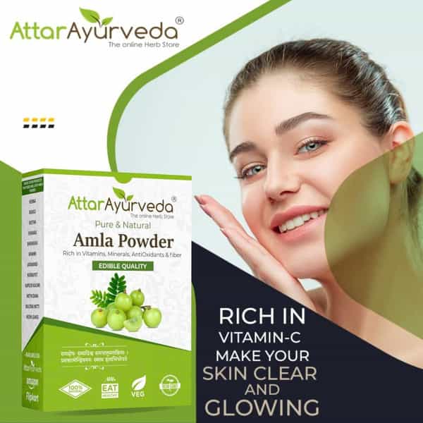 Attar Ayurveda Pure Amla Powder For Hair Growth (250 Grams)