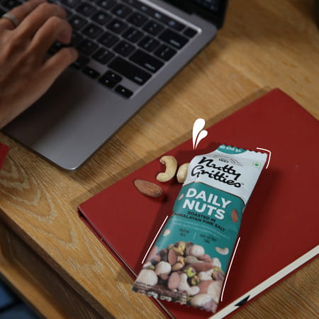 Nutty Gritties Daily Nuts Roasted In Himalayan Pink Salt -210g (Pack Of 6 X 35g Each)