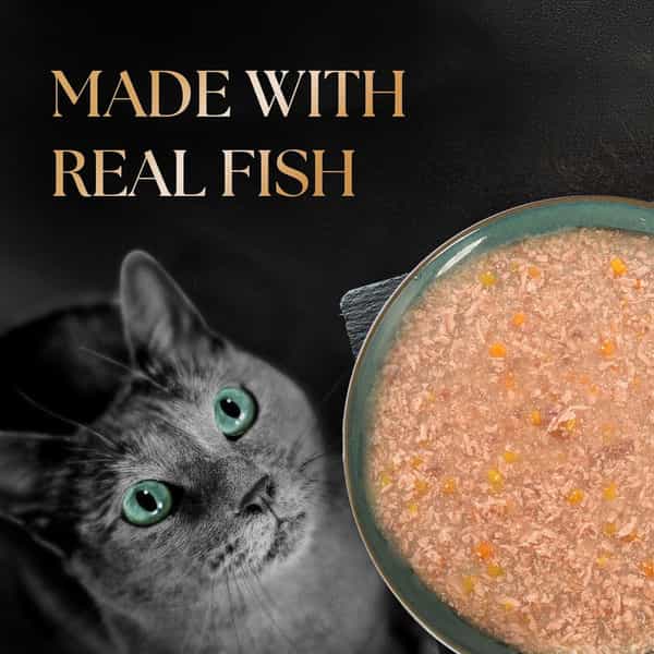 Sheba Fine Premium Adult (1+ Years) Wet Cat Food | Tuna Pumpkin & Carrot In Gravy | 14 X 70 G