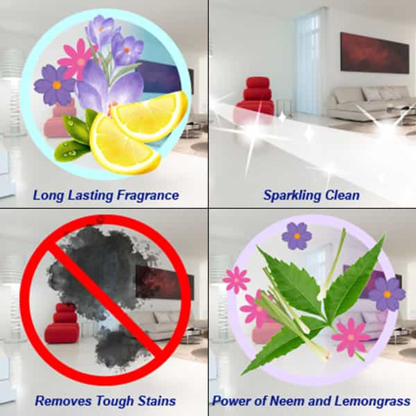 Emami Emasol Disinfectant Floor Cleaner Lavender - 500 Ml