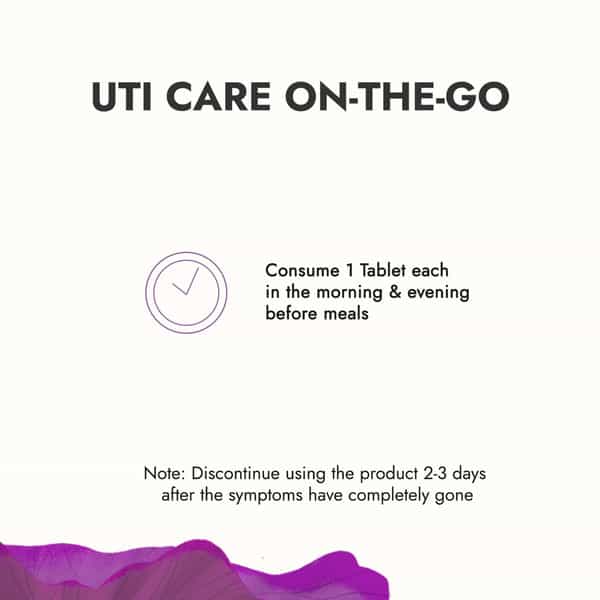 Kapiva Uti Care Tablets (60 Tablets) | 100% Natural & Safely Made | For Urinary Tract Infections
