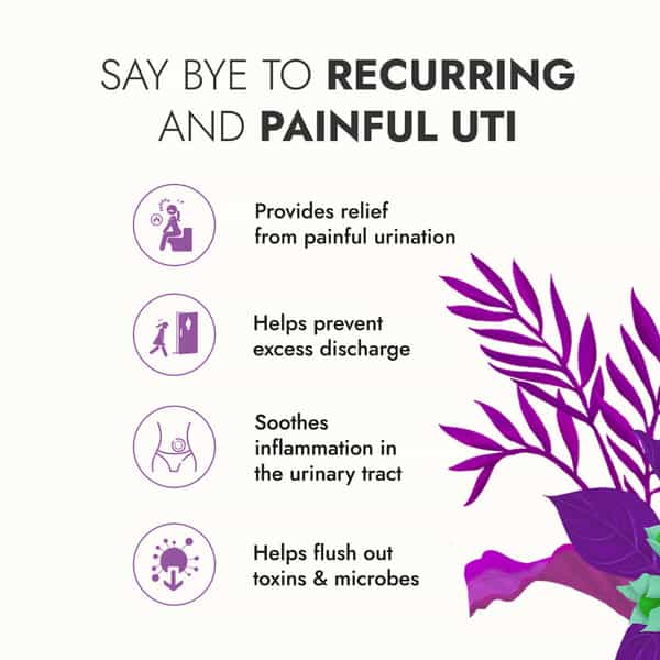 Kapiva Uti Care Tablets (60 Tablets) | 100% Natural & Safely Made | For Urinary Tract Infections