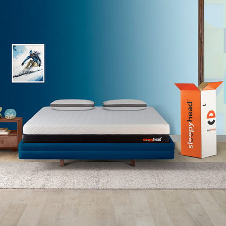 Sleepyhead Sense - 3 Zoned Bodyiq Orthopedic Memory Foam Mattress | 72x48x8 Inches (Double Size)