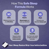 Melatonin 5Mg - Orally Dissolving Strips + Eye Mask | Promotes Relaxation & Sleep