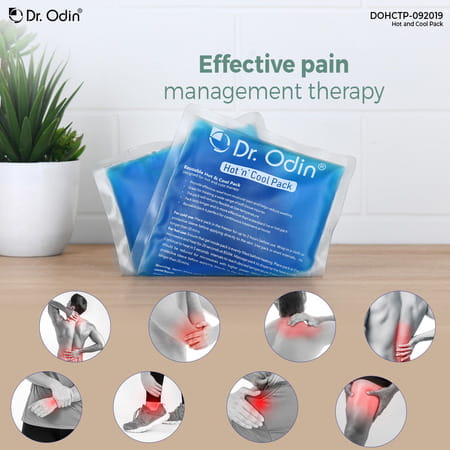 Dr. Odin Reusable Hot And Cool Pack Transparent Gel Pack For Pain Relief