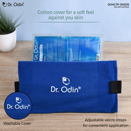 Dr. Odin Reusable Hot And Cool Pack Transparent Gel Pack For Pain Relief