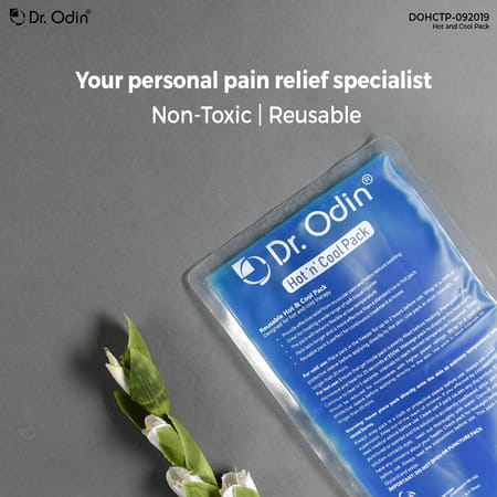 Dr. Odin Reusable Hot And Cool Pack Transparent Gel Pack For Pain Relief