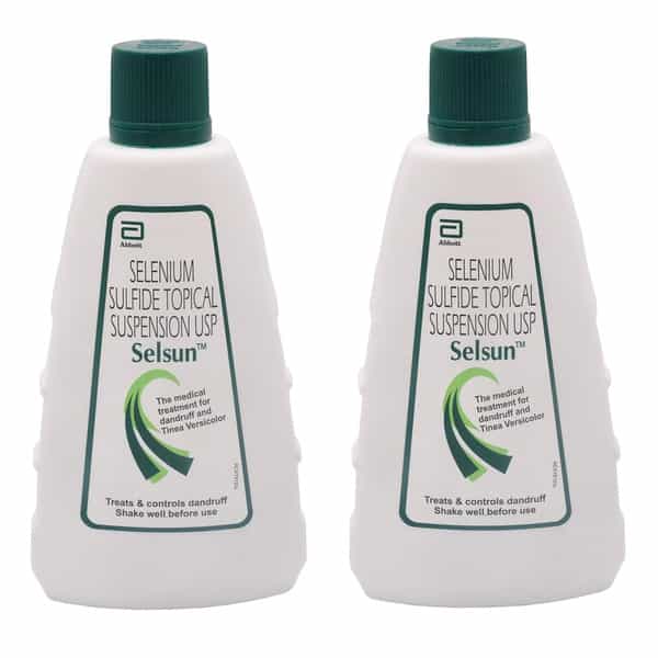 Selsun Suspension Anti Dandruff Shampoo 120Ml X Pack Of 2