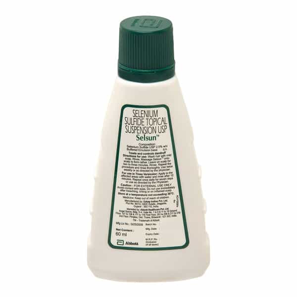 Selsun Suspension Anti Dandruff Shampoo 120Ml X Pack Of 2