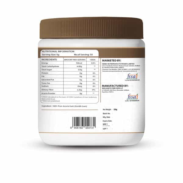 Pure Nutrition Acacia 250Gm