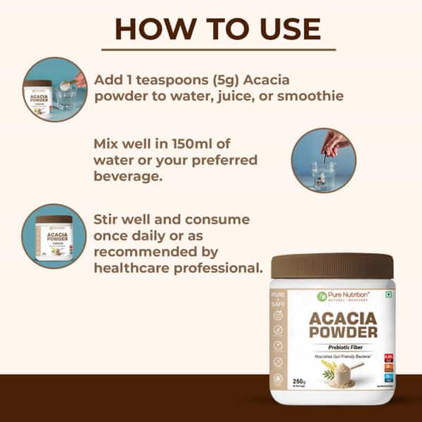 Pure Nutrition Acacia 250Gm