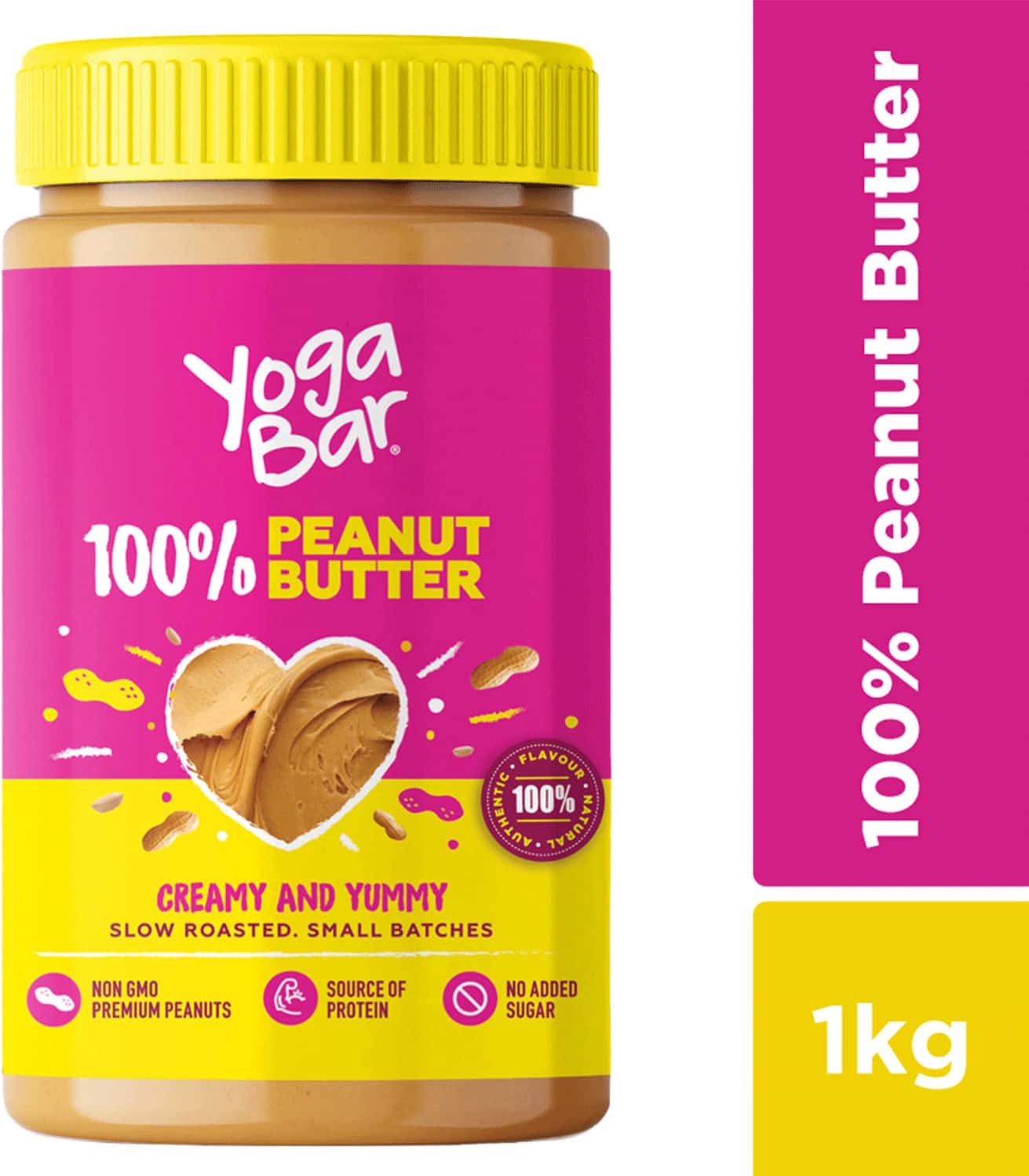Yoga Bar Pure Peanut Butters 1kg