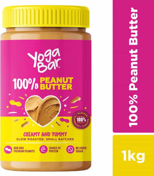 Yoga Bar Pure Peanut Butters 1Kg