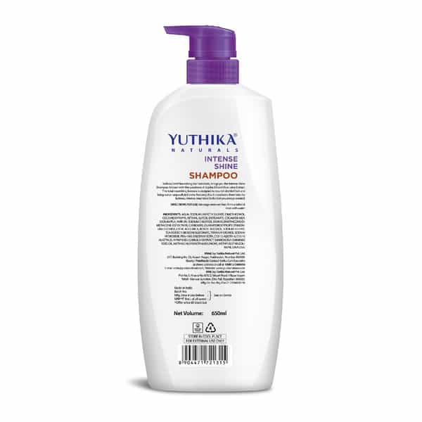 Yuthika Naturals Total Nourishing Hair Solutions Shampoo Intense Shine 650Ml