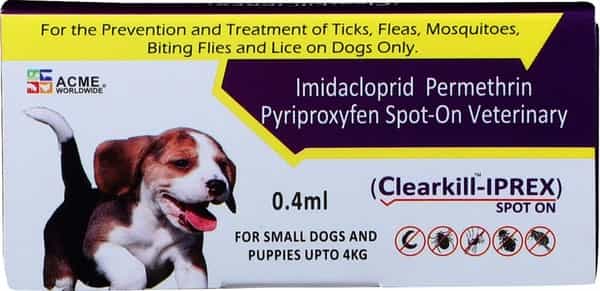 Clearkill Iprex Spot On 0.4 Ml