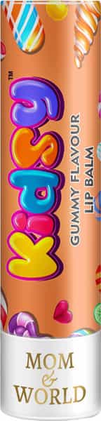 Mom & World Kidsy Natural Gummy Floss Lip Balm All Day Moisture Lock Dermatologically Kids 4.5G