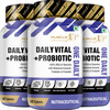 Musclexp Daily Vital + Probiotic One Daily 60 Tablets (Pack Of 3)