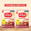 Nestle Cerelac Wheat Apple Cherry Baby Food Cereal| No Preservatives| 8 To 24 Months| 350 Gm