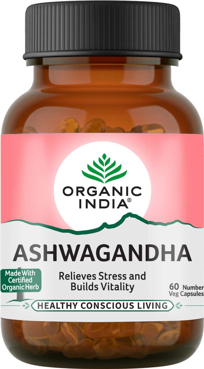 ORGANIC INDIA ASHWAGANDHA - 60 CAPSULES