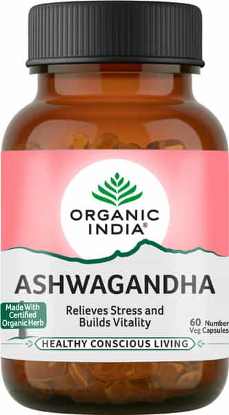 Organic India Ashwagandha - 60 Capsules
