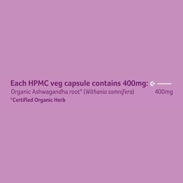 Organic India Ashwagandha - 60 Capsules