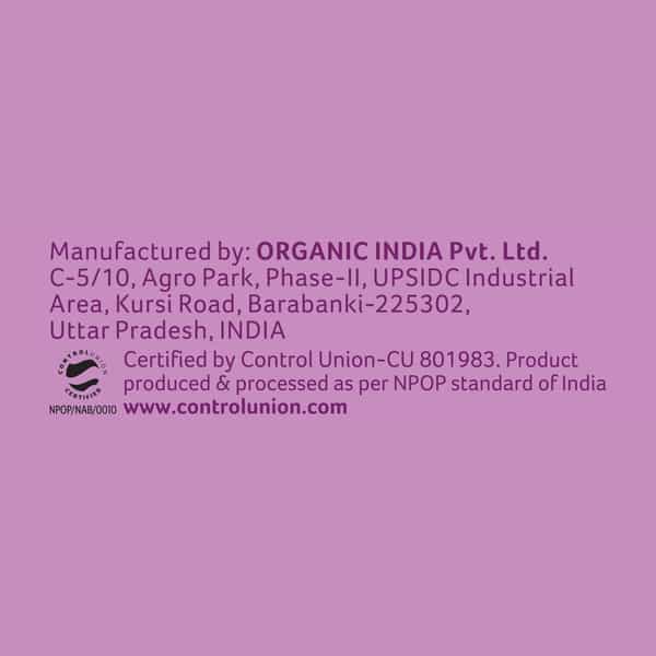 Organic India Ashwagandha - 60 Capsules
