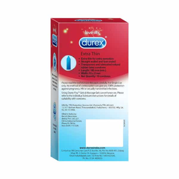 Durex Extra Condom 10 No's