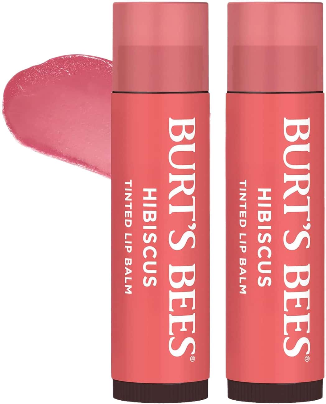 Burt'S Bees Tinted Lip Balm | Hibiscus | 4.25g | Pack Of 2