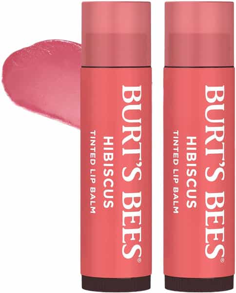 Burt's Bees Tinted Lip Balm | Hibiscus | 4.25G | Pack Of 2