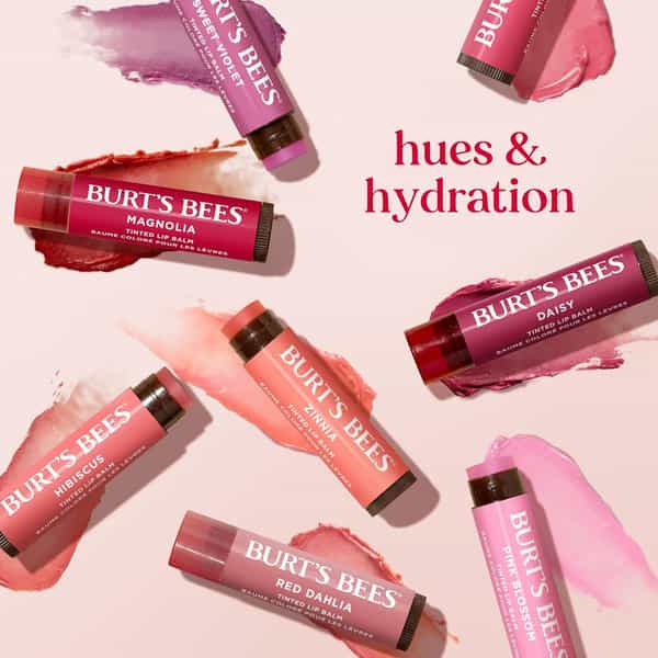 Burt's Bees Tinted Lip Balm | Hibiscus | 4.25G | Pack Of 2