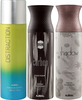 Ajmal 1 Distraction For Unisex | 1 Ajmal Carbon For Men & 1 Shadow Him For Men Deodorants Each 200Ml
