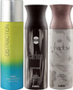 Ajmal 1 Distraction For Unisex | 1 Ajmal Carbon For Men & 1 Shadow Him For Men Deodorants Each 200Ml