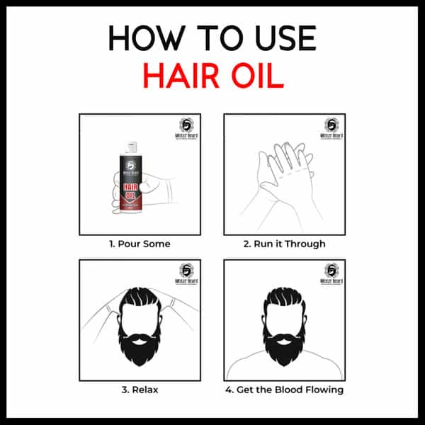 Mister Beard Castor Hair Oil 100Ml