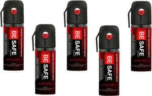 Besafe Forever Max Protection Self Defense Pepper Spray Pack Of 5