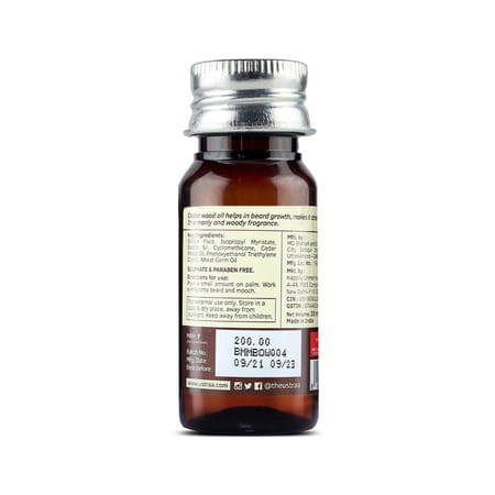 Ustraa Mooch & Beard Oil - Woody (Pack Of 2 X 35 Ml)