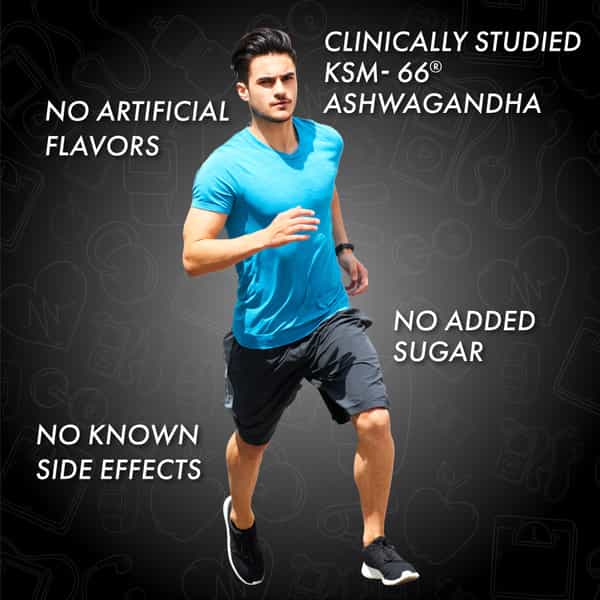 Dr. Vaidya's Ashwagandha Effervescent Tablets | Clinically Studied Ksm- 66 Ashwagandha | Lemon | 15N
