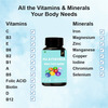Fij Ayurveda Multivitamin Capsule With Vitamins | Minerals & Herbs - 60 Veg Capsules