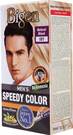 Bigen Men'S Speedy Color Natural Black 101 80g (Pack Of 2)