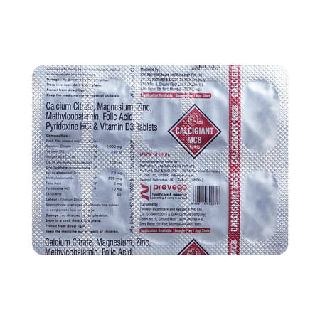 Prevego Calcigiant Mcb Tab - 10n