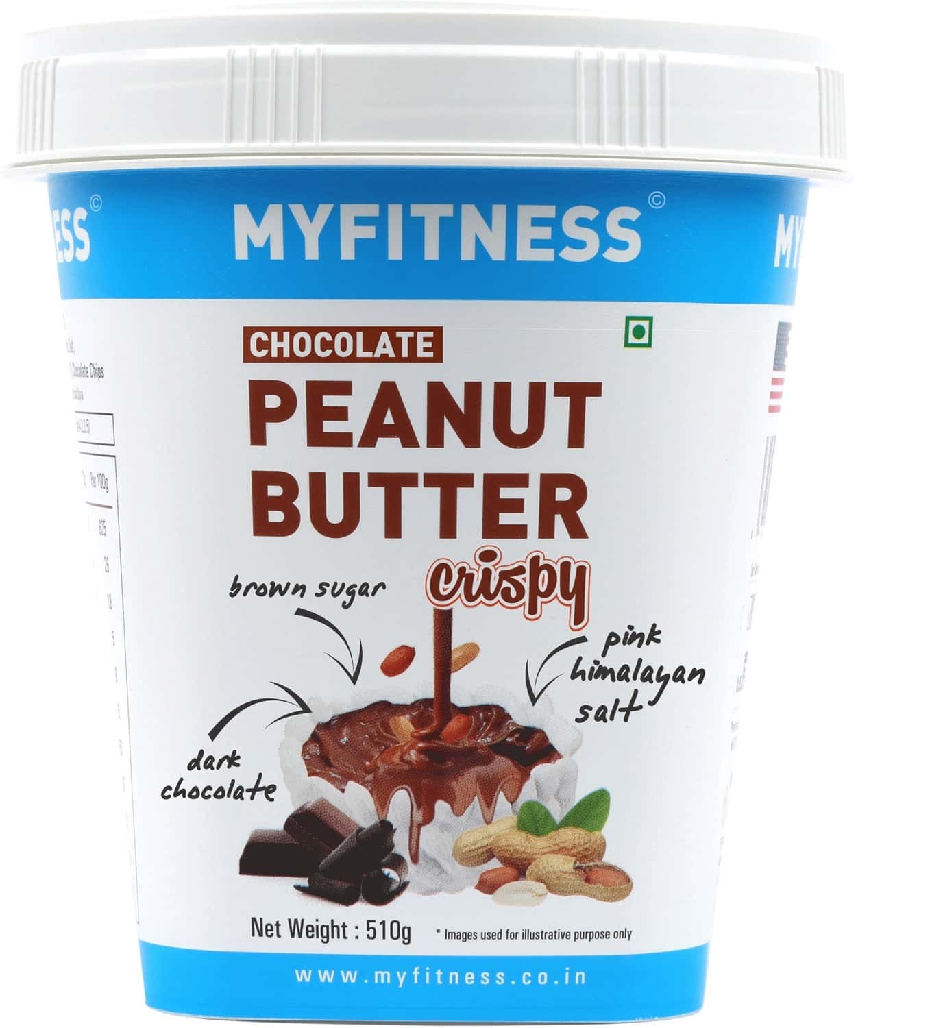 Myfitness Peanut Butter Chocolate Crispy 510g Jar