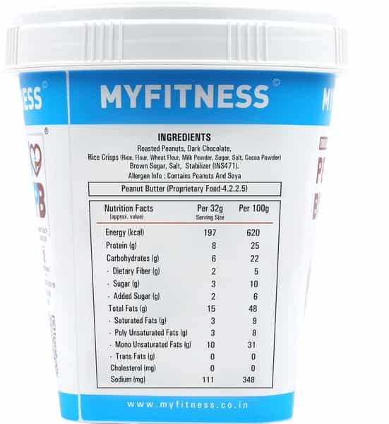 Myfitness Peanut Butter Chocolate Crispy 510G Jar