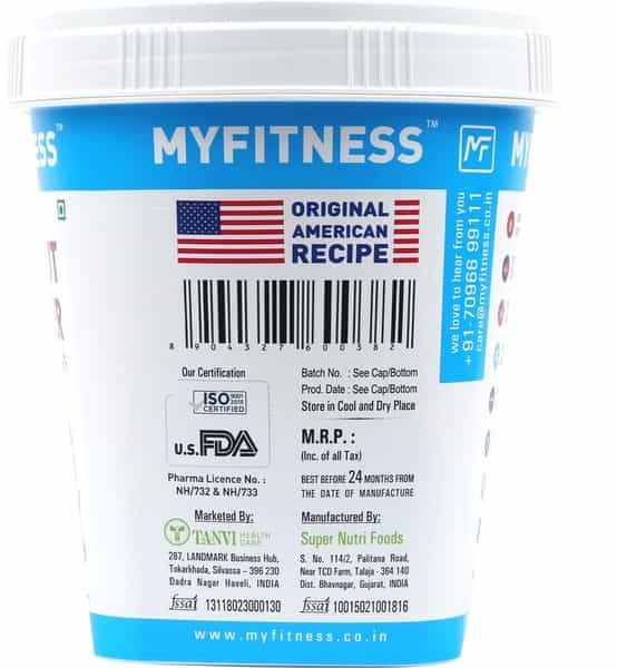 Myfitness Peanut Butter Chocolate Crispy 510G Jar