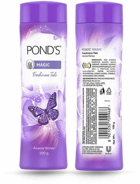 Pond's Magic Freshness Acacia Honey Talcum Powder  Bottle Of 100 G