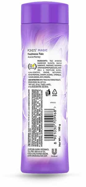 Pond's Magic Freshness Acacia Honey Talcum Powder  Bottle Of 100 G