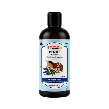 Bakson Veterinary Gentle Shampoo Aromatic Lavender Paraben Free For Puppies 250 Ml