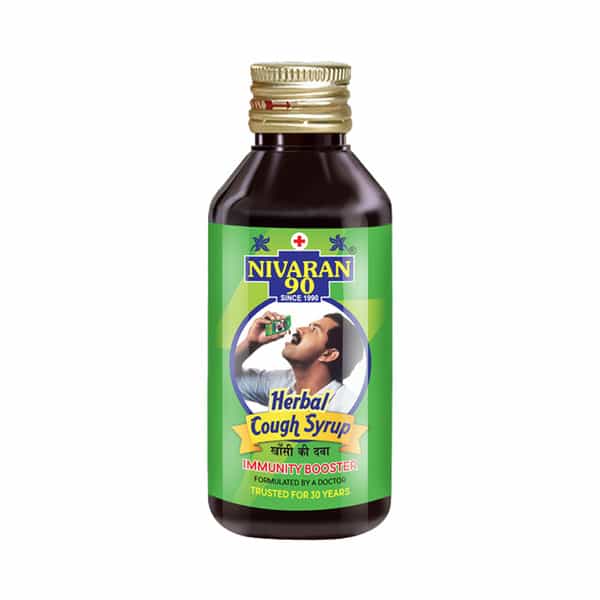 Nivaran 90 Herbal Cough Syrup(Pack Of 3 - 100 Ml)