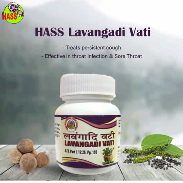 Hass Lavangadi Vati For Quick Relief From Sore Throat & Cough (1X30 Gram)