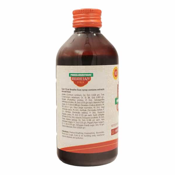 Pankajakasthuri Breathe Eazy Syrup 200 Ml