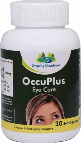 Grazing Meadows Occu Plus 30 Capsule Ayurvedic Herbal Formulation For Eye Health (Pack Of 4)