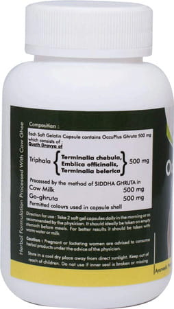 Grazing Meadows Occu Plus 30 Capsule Ayurvedic Herbal Formulation For Eye Health (Pack Of 4)